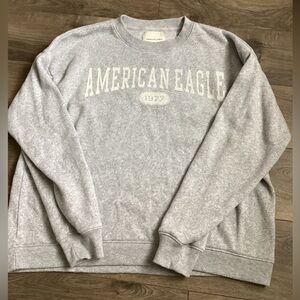 AMERICAN EAGLE Outfitters Crew Neck Sweatshirt Woman’s Size Small Gray
